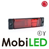 WAS WAS Marquage latéral rouge allongé côté avec reflecteur E-marque WAS WAS Marquage latéral rouge allongé côté avec reflecteur E-marque