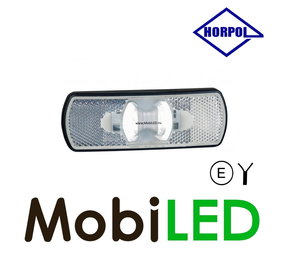 HORPOL Marker light White with reflector E-mark HORPOL Marker light White with reflector E-mark