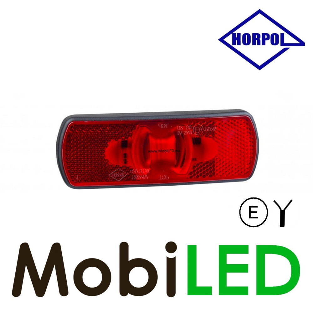HORPOL Horpol Marker light red with reflector E-mark