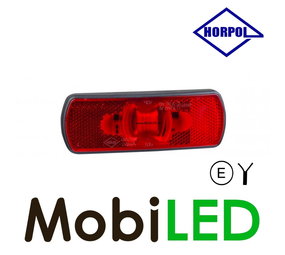 HORPOL Markeringslicht Rood met reflector E-keur HORPOL Markeringslicht Rood met reflector E-keur