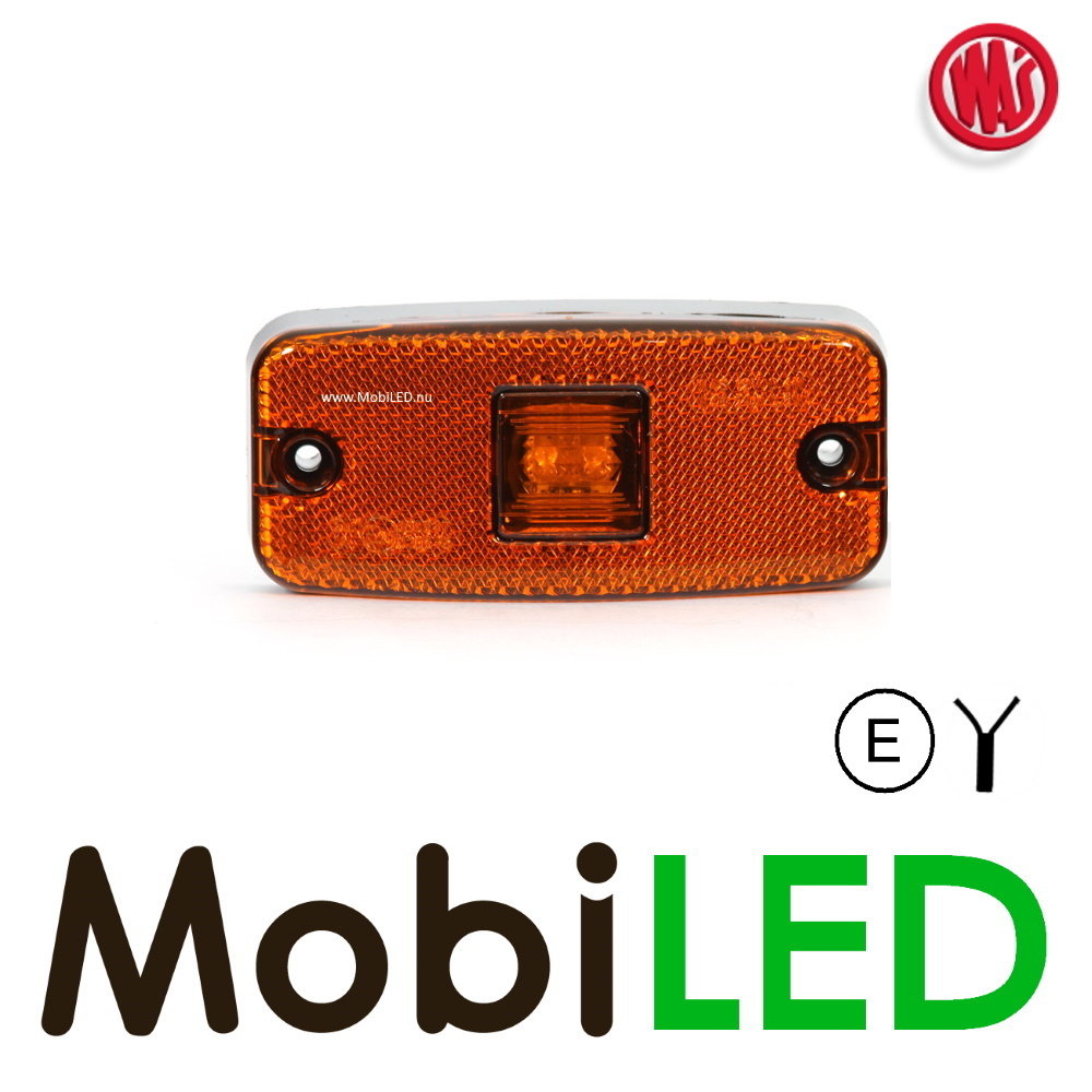 WAS WAS Side marking rectangular amber with reflector E-mark WAS WAS Side marking rectangular amber with reflector E-mark