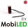 WAS WAS Side marking red rectangular with reflector E-mark WAS WAS Side marking red rectangular with reflector E-mark
