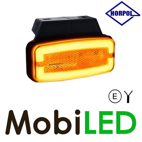 HORPOL Horpol Marqueur latéral rectangulaire ambre NEON look E-marque