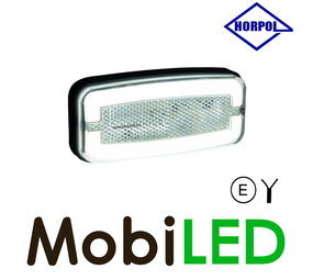 HORPOL Marquage latéral rectangulaire blanc look NEON