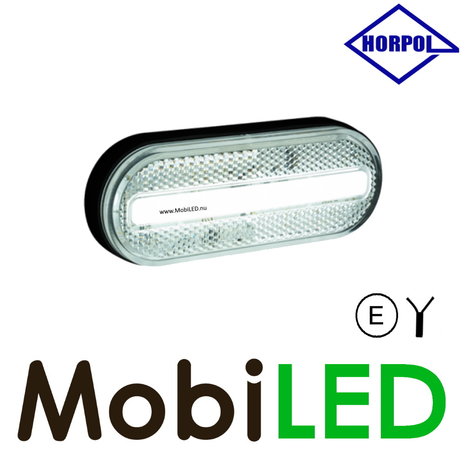 HORPOL Horpol Zijmarkering wit ovaal NEON look E-keur