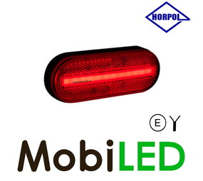 HORPOL Horpol zijmarkering  ovaal rood Neon