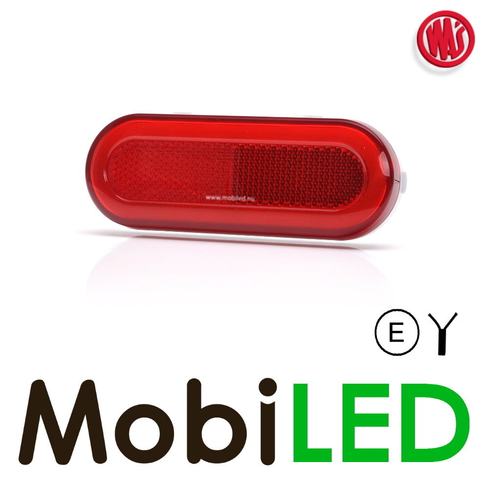 WAS WAS Marquage latéral rond bord rouge NEON look E-marque WAS WAS Marquage latéral rond bord rouge NEON look E-marque