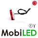 WAS Marquage latéral LED "NEON" rond bord rouge E-mark WAS Marquage latéral LED "NEON" rond bord rouge E-mark