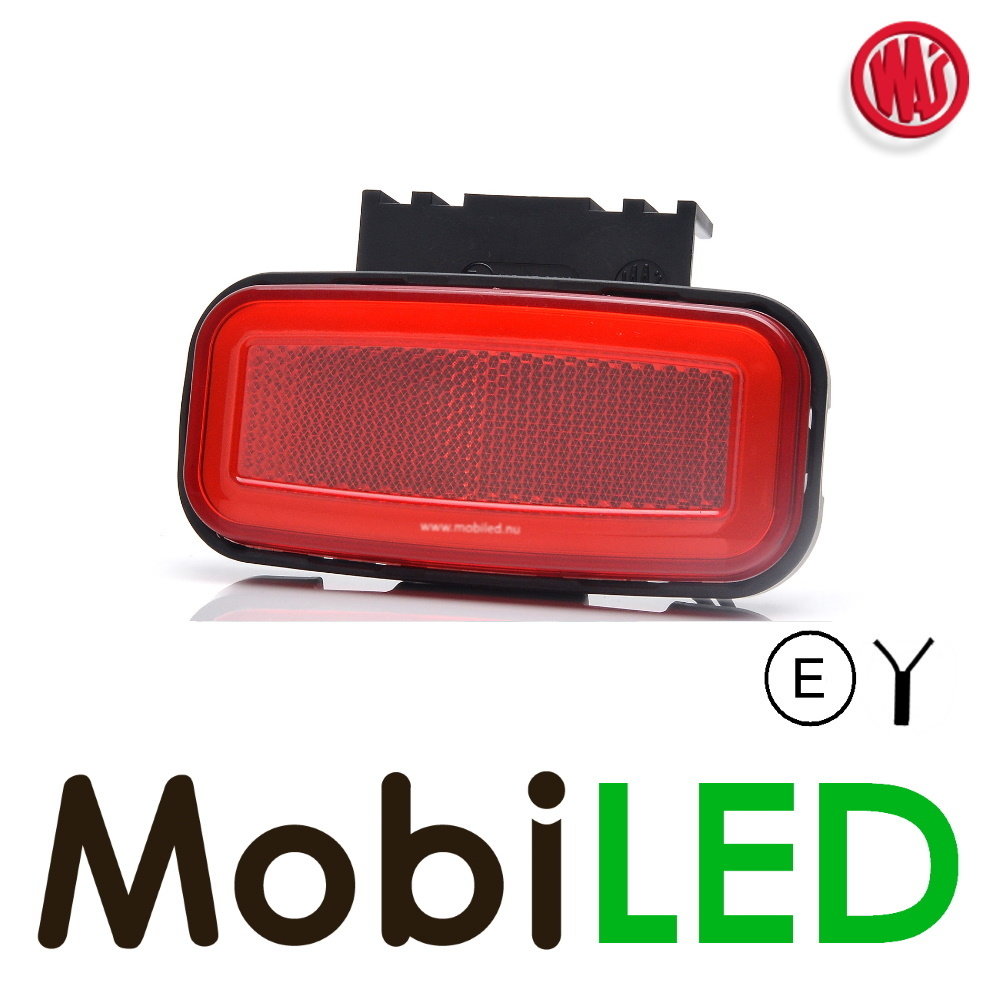 WAS WAS Zijmarkering rood NEON look E-keur