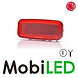 WAS Marquage latéral LED bord "NEON" rouge E-mark WAS Marquage latéral LED bord "NEON" rouge E-mark