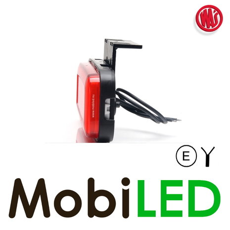 WAS WAS Zijmarkering rood NEON look E-keur