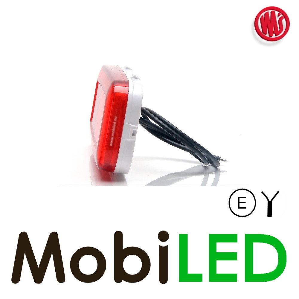 WAS WAS Side marking red  NEON look E-mark