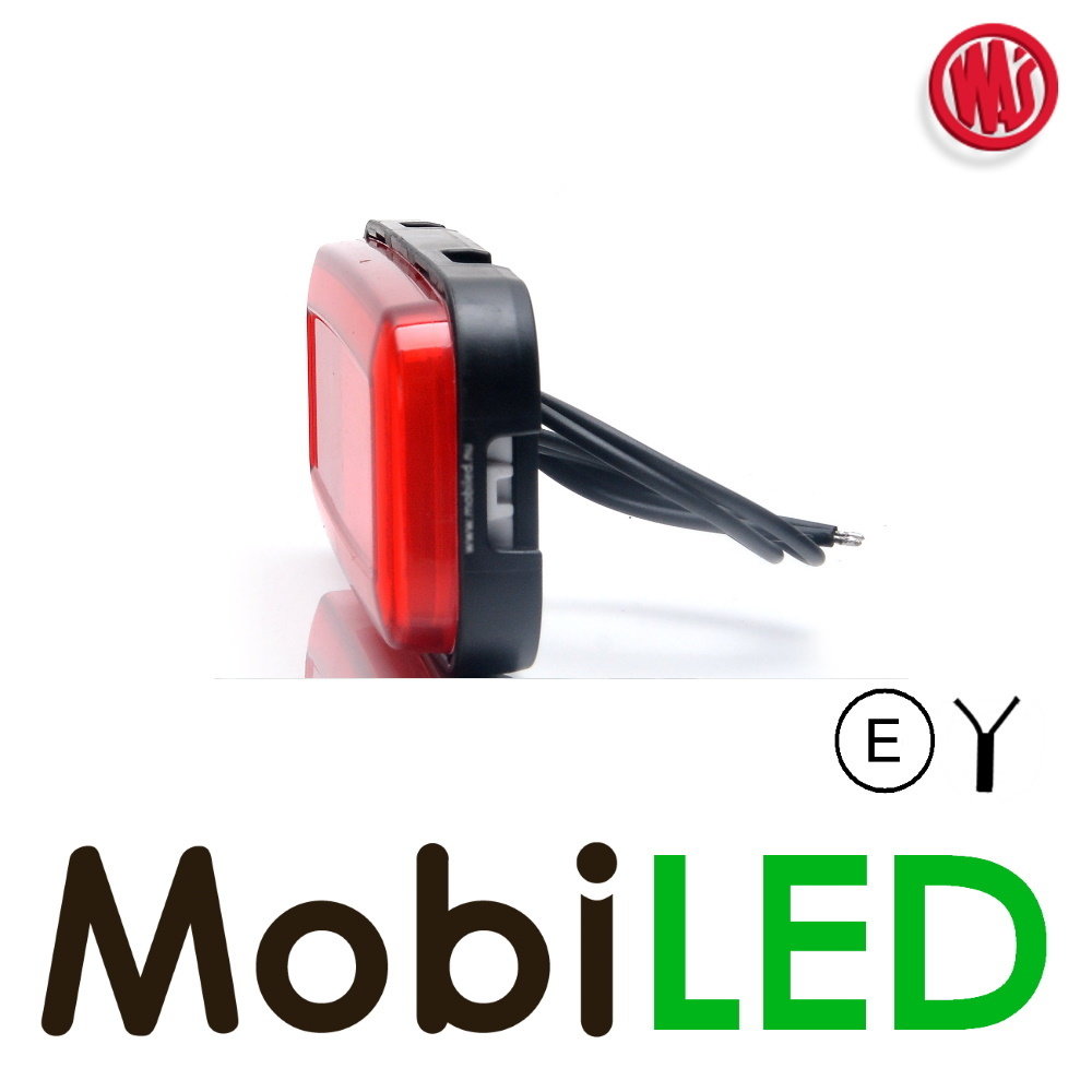 WAS WAS Side marking red  NEON look E-mark