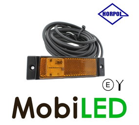 HORPOL Feu de marquage 5 m câble avec réflecteur Ambre 12-24V HORPOL Feu de marquage 5 m câble avec réflecteur Ambre 12-24V