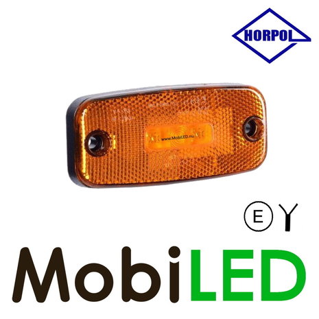 HORPOL Horpol Marker light amber with reflector 12-24 volts E-mark