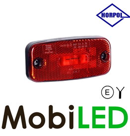 HORPOL Marker light  Red  with reflector 12-24V