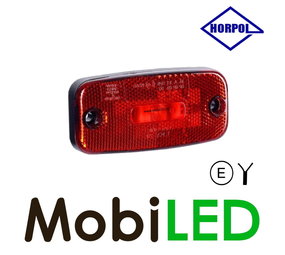 HORPOL Markeringslicht Rood met reflector 12-24V HORPOL Markeringslicht Rood met reflector 12-24V