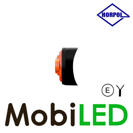 HORPOL Contourverlichting Amber ronde montage 12-24 volt E-keur HORPOL Contourverlichting Amber ronde montage 12-24 volt E-keur