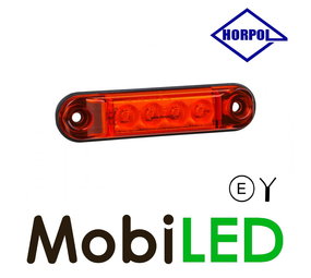HORPOL Markering Slim line 4 leds Rood HORPOL Markering Slim line 4 leds Rood