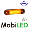 HORPOL Horpol Marquage ligne slim 4 LED ambre 12-24 volts E-marque HORPOL Horpol Marquage ligne slim 4 LED ambre 12-24 volts E-marque