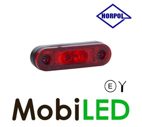 HORPOL Contour lighting red flat mounting 12-24V
