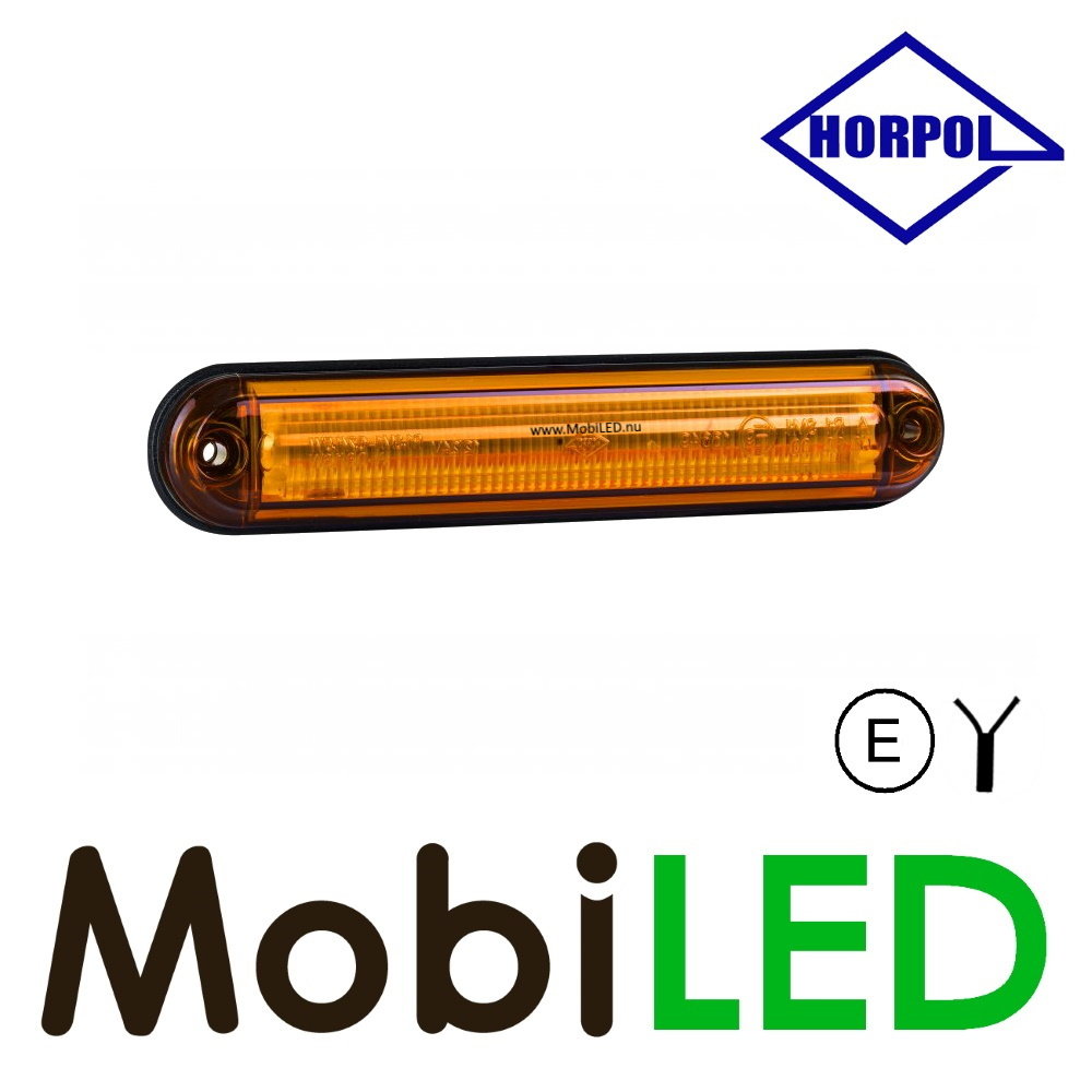 HORPOL Marker lighting Tube line Amber 12-24 volts