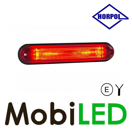 HORPOL Horpol Feu de marquage ligne tube rouge E-marque 12-24 volts