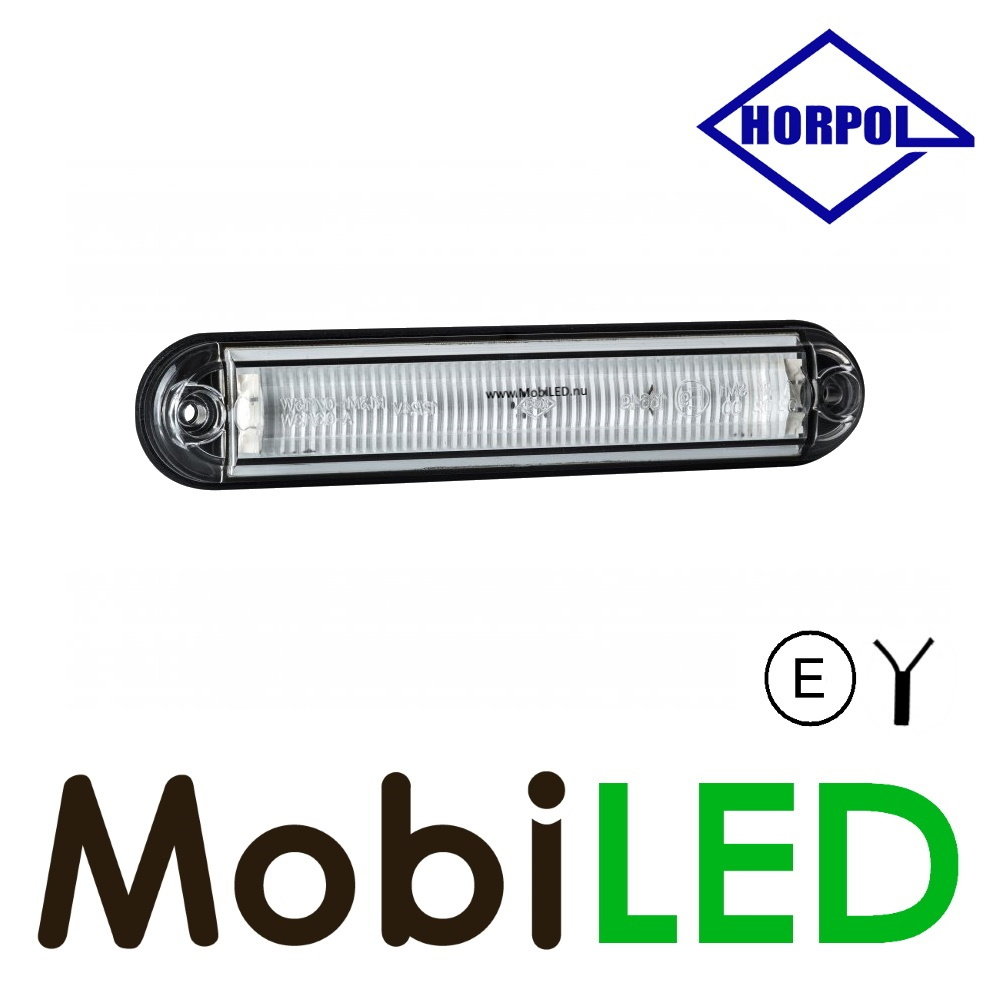 HORPOL Feu de marquage ligne Tube Blanc 12-24 volts