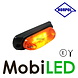HORPOL Horpol Contour lighting amber with rubber padding 12-24 volts E-mark