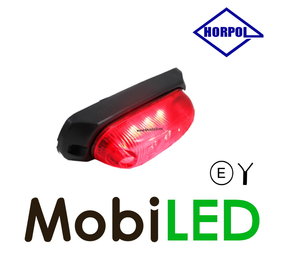HORPOL Contourverlichting Rood met rubber padding opbouw 12-24 V HORPOL Contourverlichting Rood met rubber padding opbouw 12-24 V