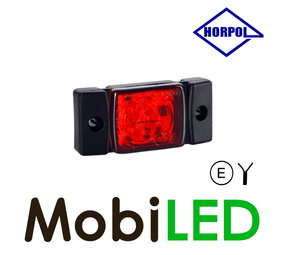 HORPOL Contour verlichting rood vierkant