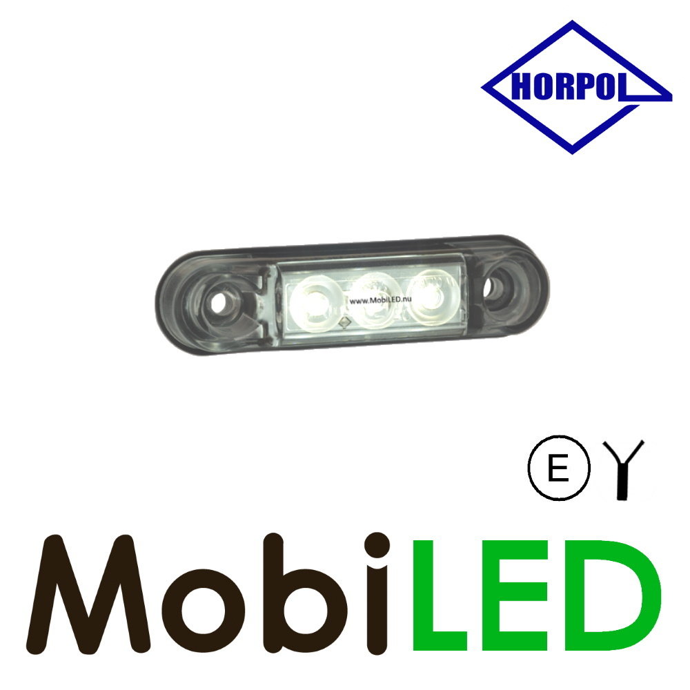 HORPOL Horpol Markering slim line 3 leds wit E-keur