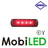 HORPOL Horpol Contourverlichting rood platte montage 12-24 volt E-keur HORPOL Horpol Contourverlichting rood platte montage 12-24 volt E-keur