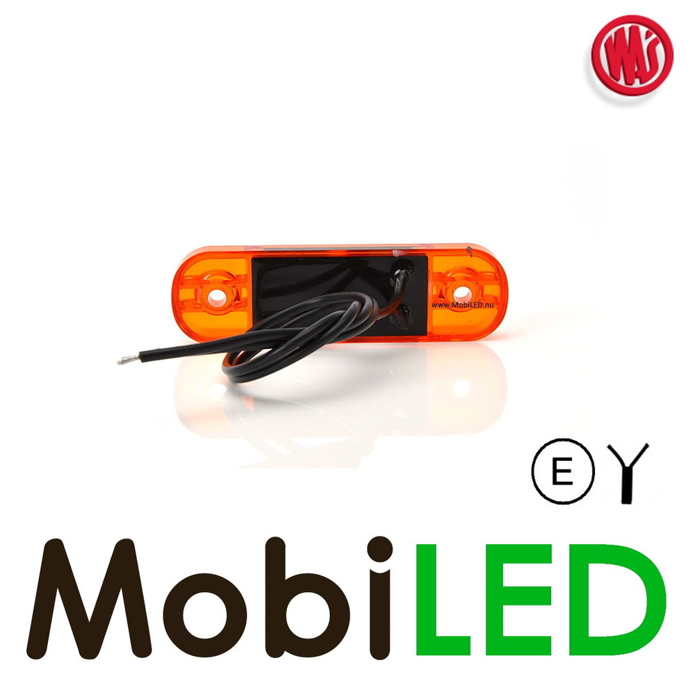 WAS WAS Marking Slim line Amber E-mark 12-24 volts