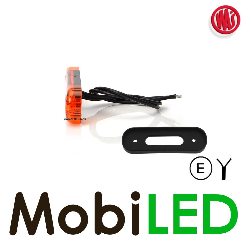 WAS WAS Marquage ligne slim ambre E-marque 12-24 volts WAS WAS Marquage ligne slim ambre E-marque 12-24 volts