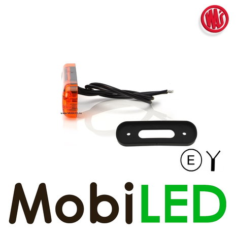 WAS WAS Marquage ligne Slim Ambre E-mark 12-24 volts