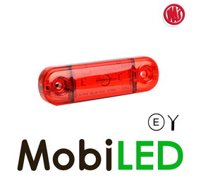WAS WAS Markering Slim line Rood E-keur 12-24V WAS WAS Markering Slim line Rood E-keur 12-24V