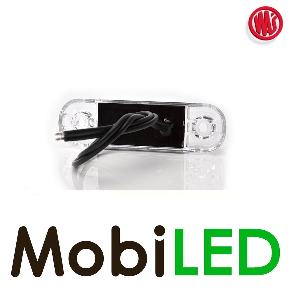 WAS WAS Marking Slim line White E-mark 12-24 volts