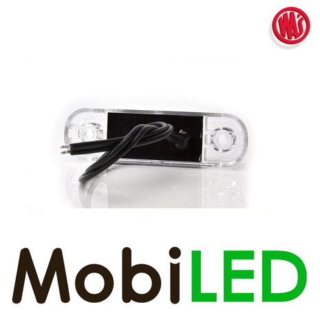 WAS WAS Marking Slim line White E-mark 12-24 volts