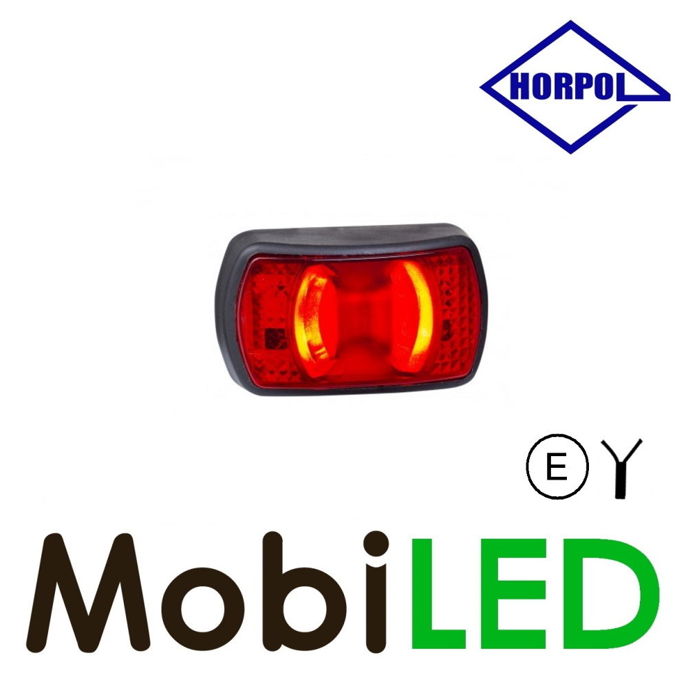 HORPOL Marker light Red small model E-mark HORPOL Marker light Red small model E-mark