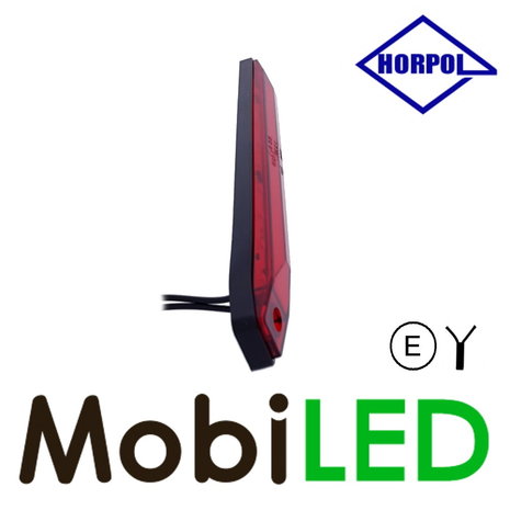 HORPOL Marquage latéral plat extra long Rouge E-mark
