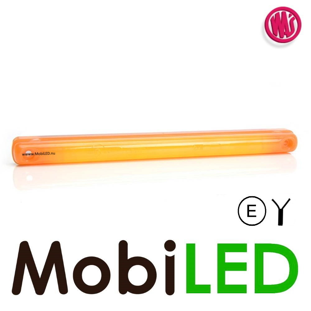 WAS "NEON" Contour lighting Amber universal long 12-24 volts E-mark