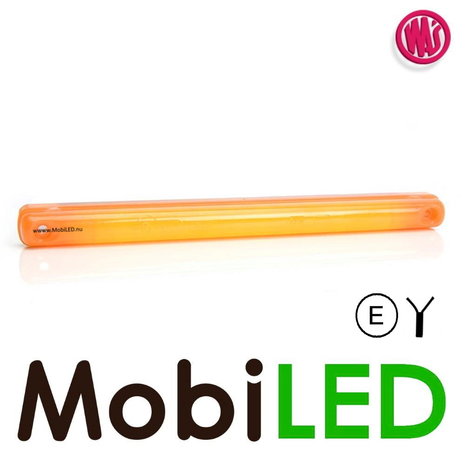 WAS "NEON" Contour lighting Amber universal long 12-24 volts E-mark