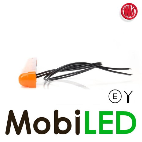 WAS "NEON" Contour lighting Amber universal long 12-24 volts E-mark