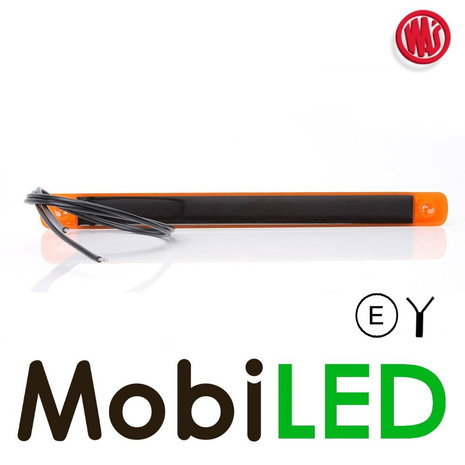 WAS "NEON" Contour lighting Amber universal long 12-24 volts E-mark