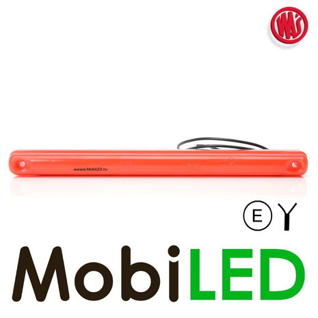 WAS Contour lighting red NEON look 12-24 volts E-mark WAS Contour lighting red NEON look 12-24 volts E-mark