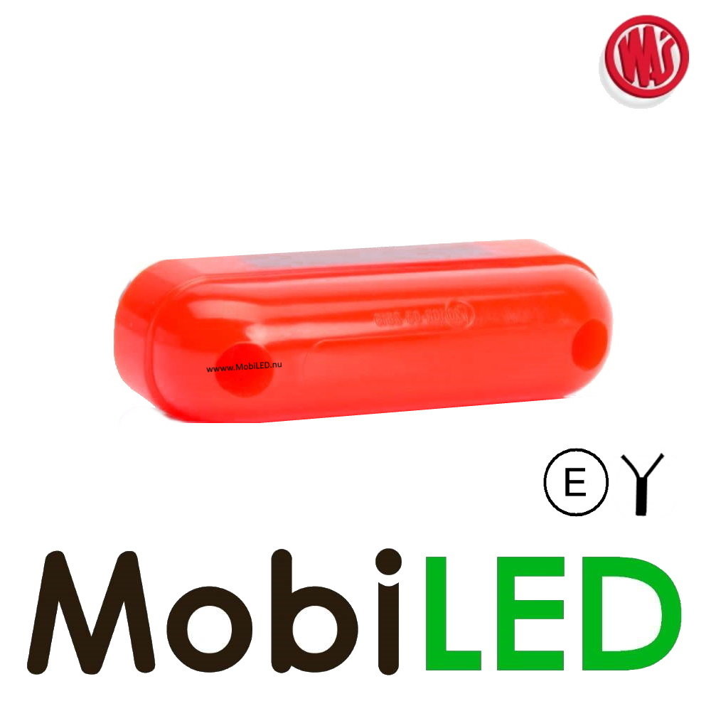 WAS WAS Eclairage de contour rouge court NEON look12-24 volts E-mark