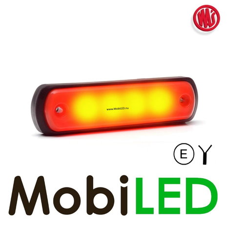 WAS WAS Éclairage de contour rouge look NEON 12-24 volts E-marque