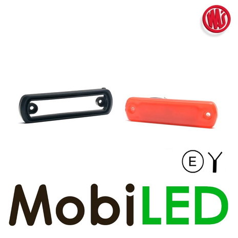 WAS WAS Éclairage de contour rouge look NEON 12-24 volts E-marque