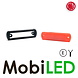 WAS WAS Éclairage de contour rouge look NEON 12-24 volts E-marque